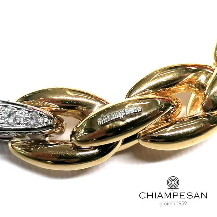 Chiampesan, Collier 18K Gold & Diamonds ct 0,30 - immagine 3