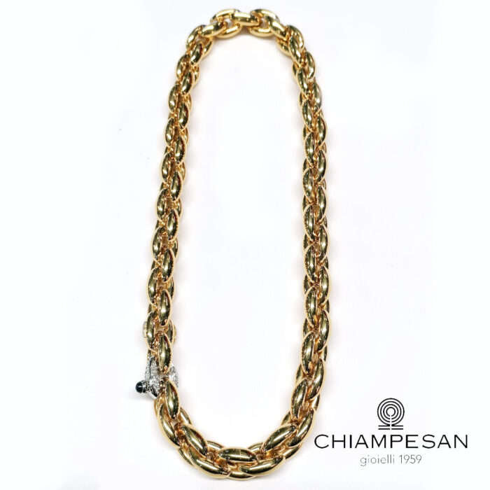 Chiampesan, Collier 18K Gold & Diamonds ct 0,30 - immagine 5