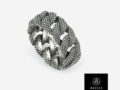 NOVE25 Anello Groumetta piccola, 18mis