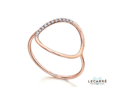LeCarrè Anello oro rosa 18K 13 Mis 13, GA107OR