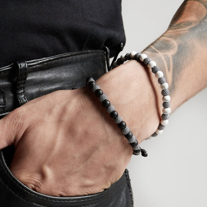 NOVE25 Bracciale corda alternata, 20.0 mis - immagine 4