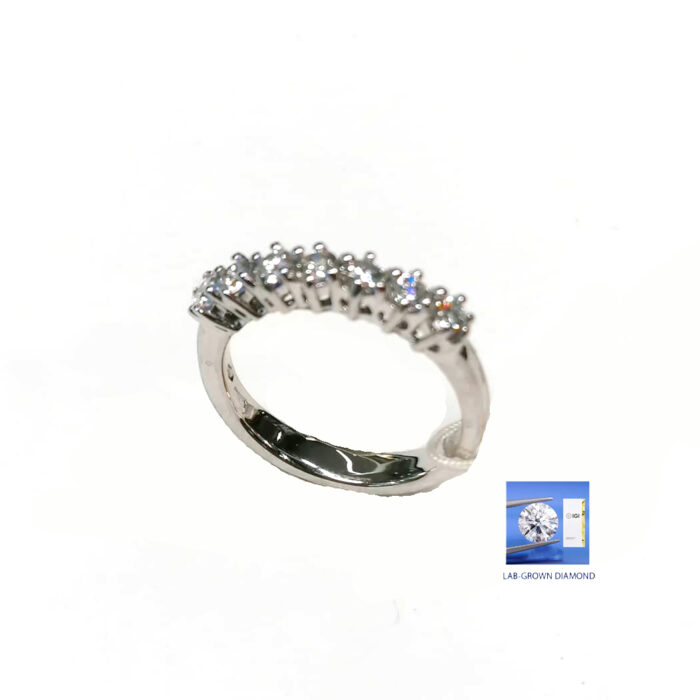 Riviera Ring Lab_Grown Diamonds 0.64ct, E VVS
