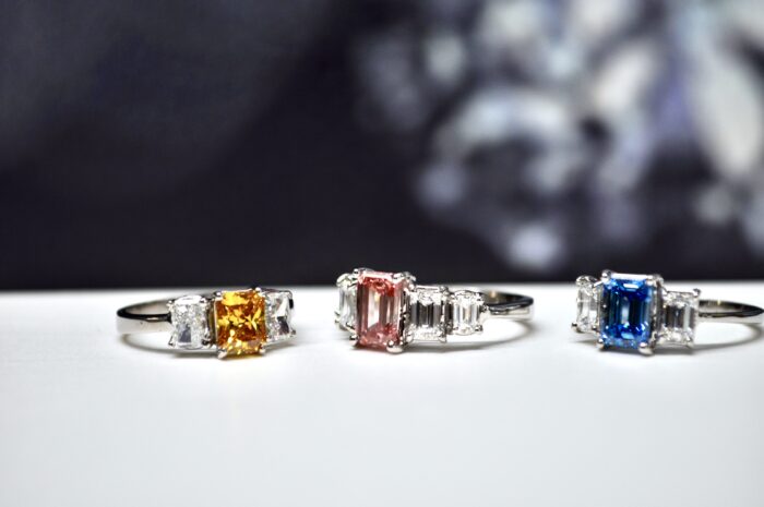 Ring Lab_Grown Blue Fancy Diamond 1.28ct, IGI - immagine 9