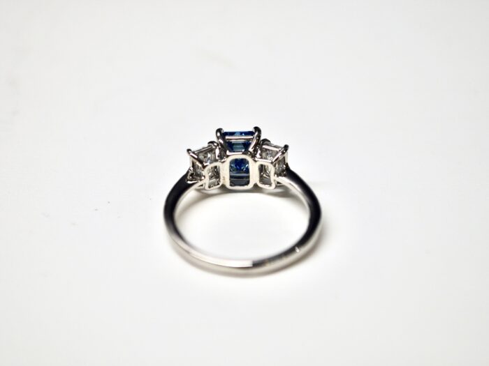 Ring Lab_Grown Blue Fancy Diamond 1.28ct, IGI - immagine 4