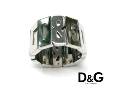 D&G Anello acciaio lucido, 16mis