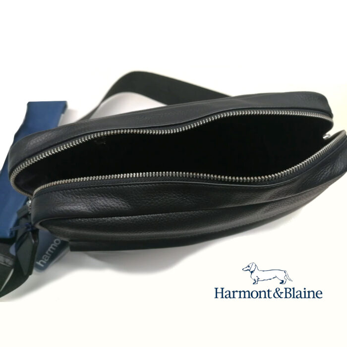 Harmont&Blaine Tracolla in pelle nera - immagine 5