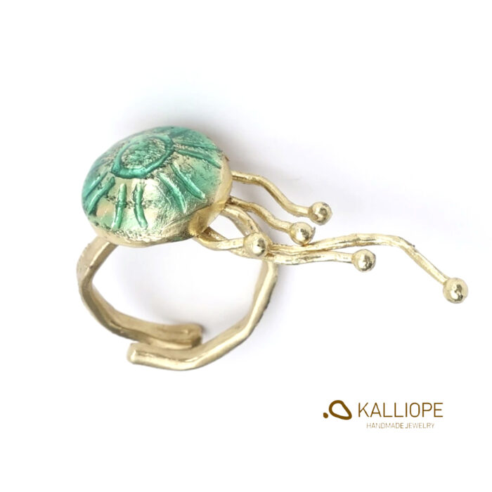 Kalliope Jellyfhish Ring, GD1697