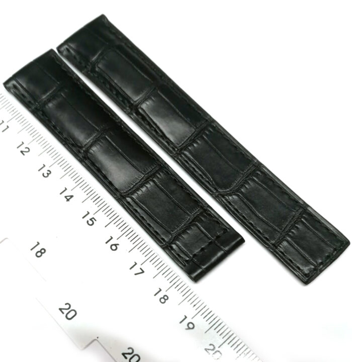 TAGHeuer Cinturino cocco opaco nero, 19.5mm - immagine 4