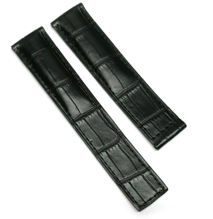 TAGHeuer Cinturino cocco opaco nero, 19.5mm - immagine 2