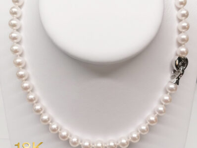 Collana Perle Coltivate Akoya 7,0/7,5mm , 46cm