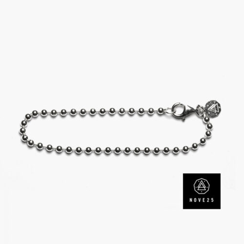 NOVE25 Bracciale sfere 300 in argento, 18cm