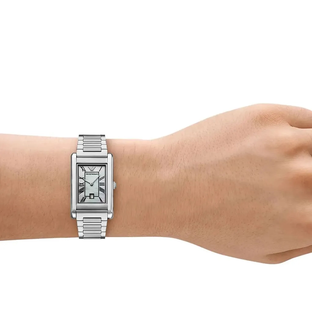Emporio Armani orologio rettangolare "Gino" - immagine 4