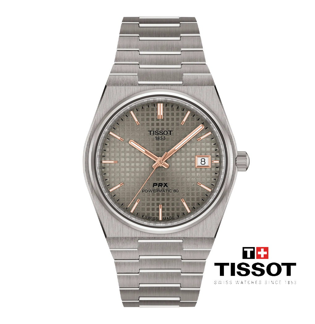 TISSOT PRX Titanium Powermatic 80, 38mm