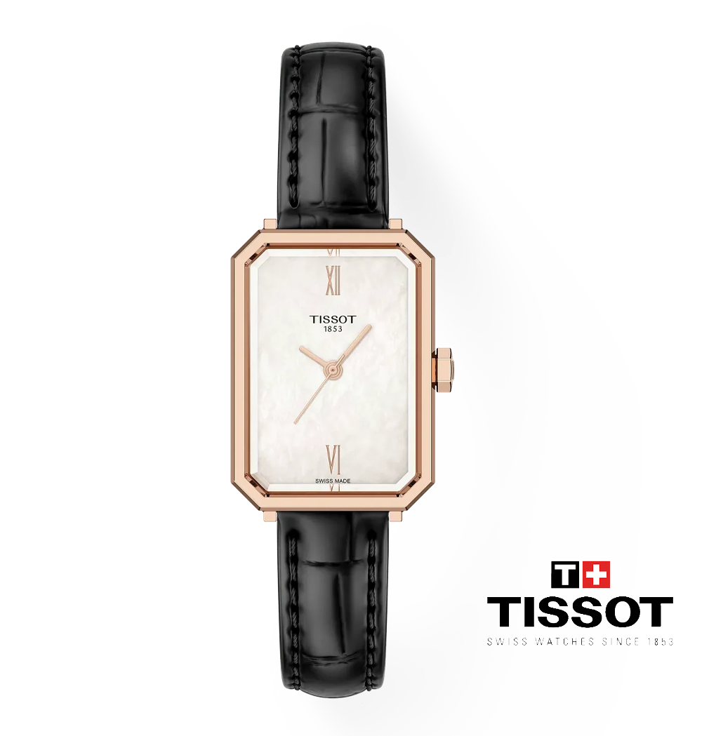 TISSOT Lady SRV, 30mm PVD, pelle - immagine 3