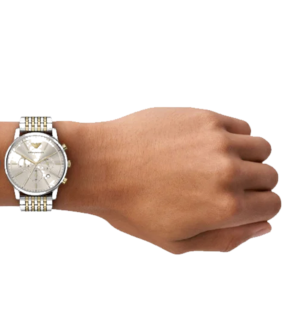 Emporio Armani Cronografo "Minimalist", 42mm - immagine 4