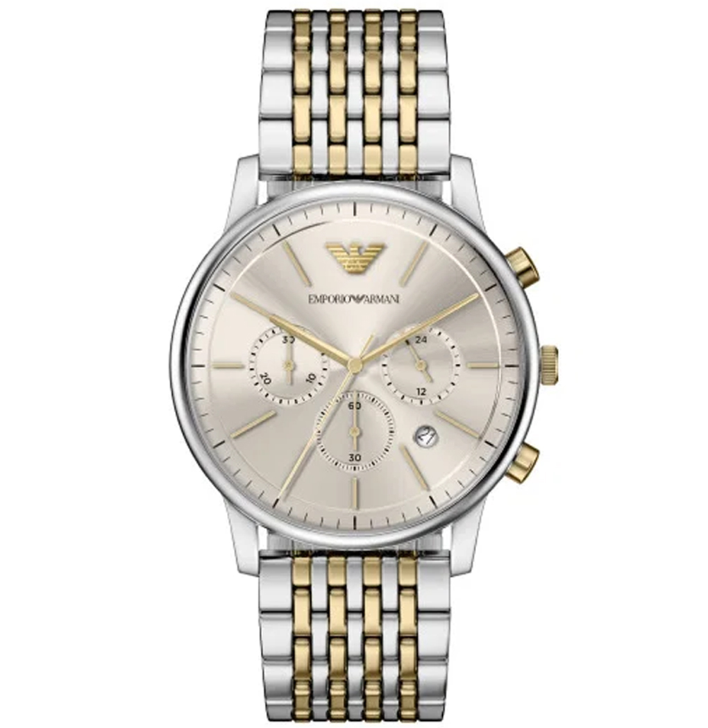 Emporio Armani Cronografo "Minimalist", 42mm - immagine 2