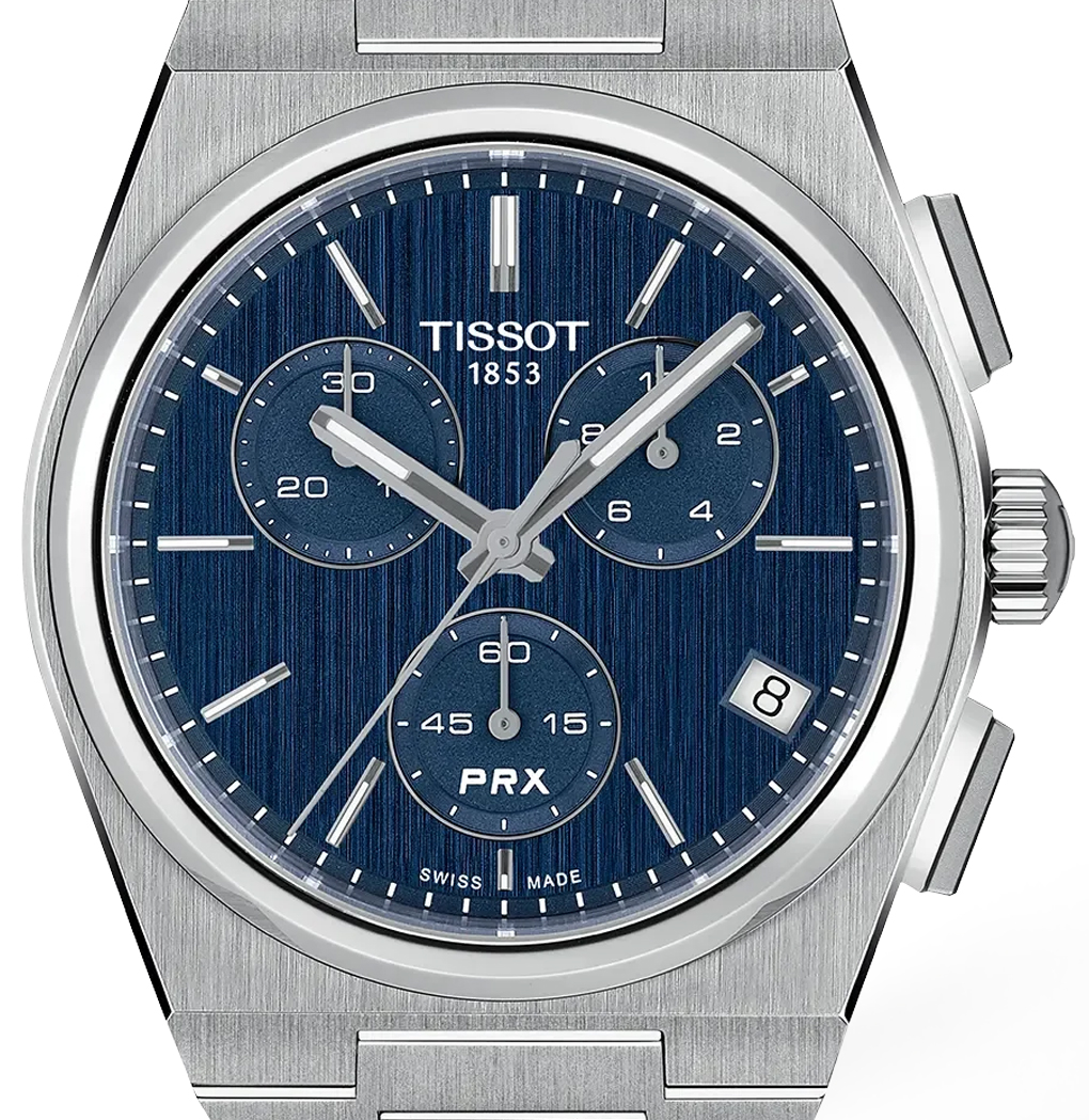 TISSOT PRX Crono Quartz, Blue, 41mm - immagine 2
