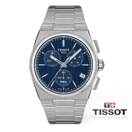 TISSOT PRX Crono Quartz, Blue, 41mm