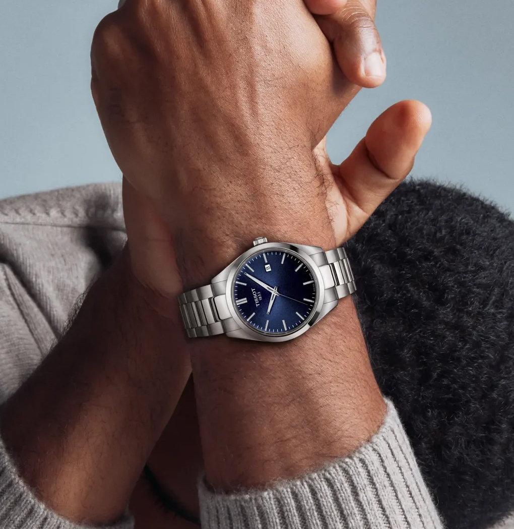 TISSOT PR100 quartz 40mm, Blue - immagine 5
