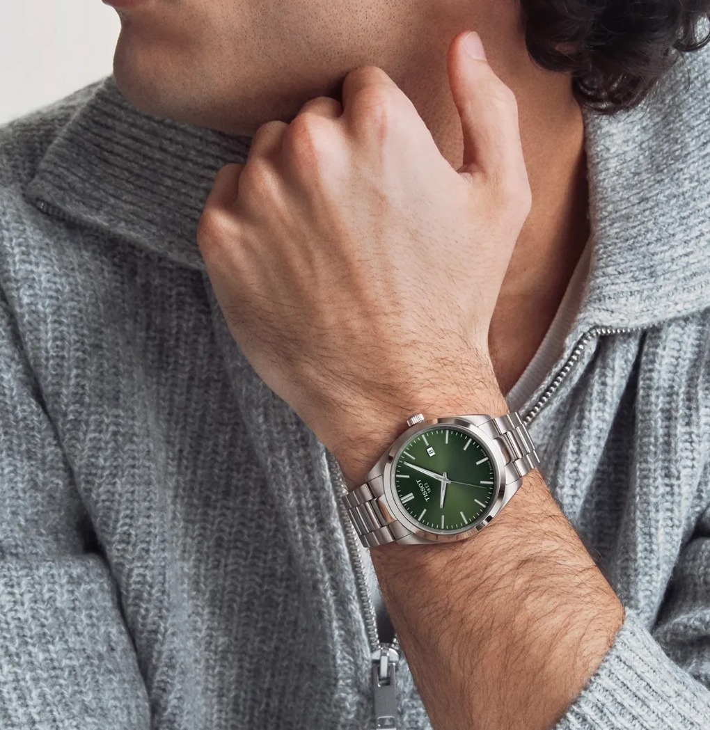 TISSOT PR100 quartz 40mm, Green - immagine 4
