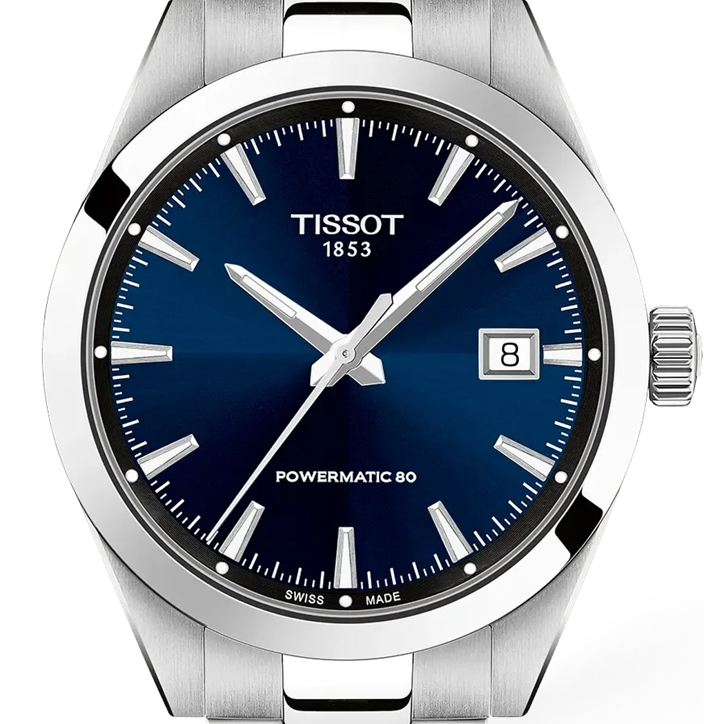 TISSOT Gentleman Powermatic 80, 38mm, Blue - immagine 2