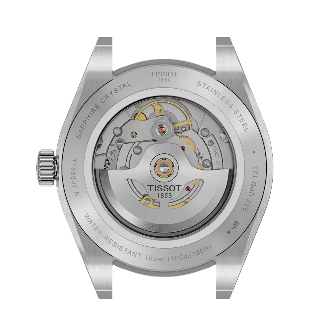 TISSOT Gentleman Powermatic 80, 38mm, Blue - immagine 3